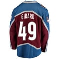 thumbnail image 3 of Men's Fanatics Samuel Girard Burgundy Colorado Avalanche Breakaway Player Jersey, 3 of 3
