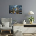 thumbnail image 6 of Luxe Metal Art 'England London Bridge' by Pedro Gavidia, Metal Wall Art, 24"x16", 6 of 8