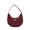 Wine, variant on LIKE DREAMS Women's Vegan Leather Inner Zipper Pocket Noemie Half Moon Shoulder Bag, Dark Brown