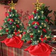 thumbnail image 3 of Árbol de Navidad Juegoal Mini, paquete de 2 unidades, 60 cm con 50 luces LED, 3 of 8