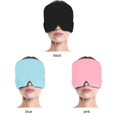 thumbnail image 3 of 2023 Nuevo Mejor Descuento - Terapia de frío caliente Envoltura de hielo Paquete de hielo Mascarilla Alivio de migraña Gorro Dolor de cabeza, rosa, 3 of 4