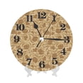 thumbnail image 7 of Kdxio Clock number Print Wall Clock,10 Inch Battery Operated Wall Clocks,Silent Non Ticking Small Analog Clock for Living Room,Office,Home,Bedroom,Kitchen,Bathroom, 7 of 7
