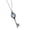 White, variant on Stylish Gothic Inspired White/Black Stone Skull Key Neck Chain Necklace Perfect For Parties And Concerts