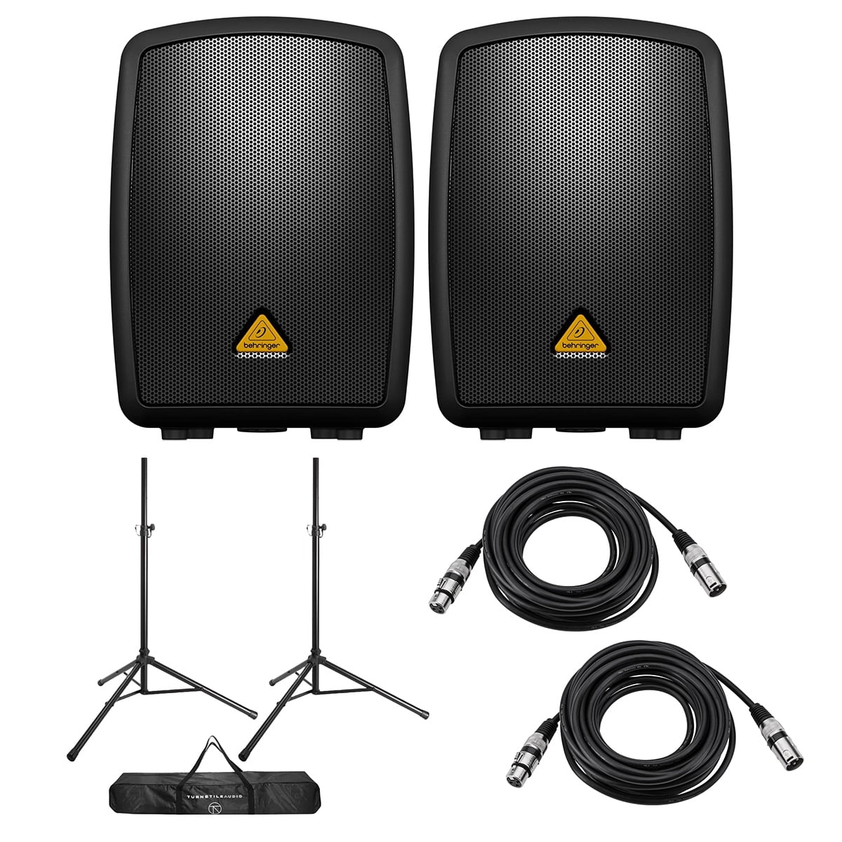 Behringer 2 Pack EUROLIVE B115D Active 1000-Watt 2-Way 15