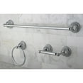 thumbnail image 2 of Kingston Brass  Restoration 3-Piece Bathroom Hardware Brushed Nickel Brushed Nickel Finish, 2 of 5