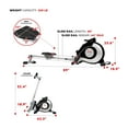 thumbnail image 2 of Sunny Health & Fitness Magnetic Rowing Machine - Silver - SF-RW520084S, 2 of 9
