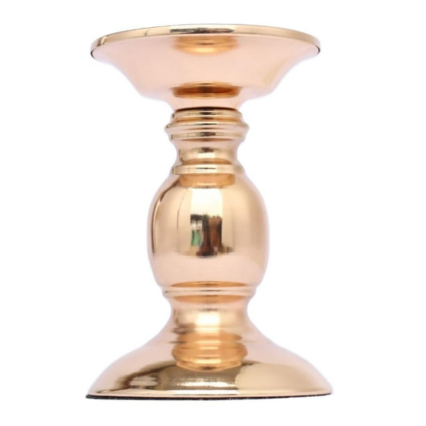 candeliere de hierro retro pilar candeliere linterna decoración de en hogar Pequeño-16cm