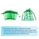 thumbnail image 3 of 100 piezas de bolsas de organza de 3x4 pulgadas, bolsas de favor con cordón, bolsa de malla verde oscuro, 3 of 7