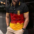 thumbnail image 4 of Ramiter Men'S Golf Shirts Men's Polo Shirts with Pocket Quick Dry Short Sleeve Active Performance Wine,L, 4 of 6