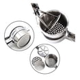 thumbnail image 5 of Mosiee 1 Set Stainless Steel Press Mashed Press Squeeze Potato Ricer Fruit Vegetable Lemon Masher Heavy Duty Manual Juicer Kitchen Tool, 5 of 8