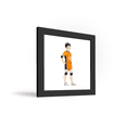 thumbnail image 2 of Gallery Pops Haikyu!! - Yu Nishinoya #4 Wall Art, Black Framed Version, 12" x 12", 2 of 5