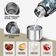 thumbnail image 3 of 20 Oz Husky Dog Flower Floral Coffee Tumbler Double Wall Insulated Stainless Steel Water Bottle | Metal Reusable Thermoses Flask with Cup Cap | Leak & Sweat Proof with Anti-Dust Lid, 3 of 7