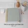 thumbnail image 4 of Cuaderno en espiral ZICOTO Aesthetic B5, tapa dura de lino, 4 of 8