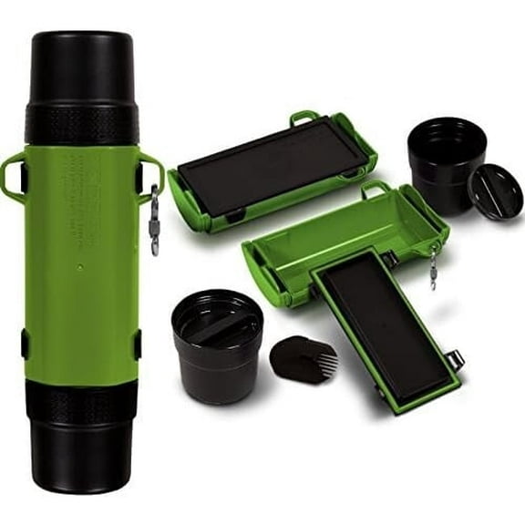 Lunch Box GreenTraveler Multi Compartment Food Container Green