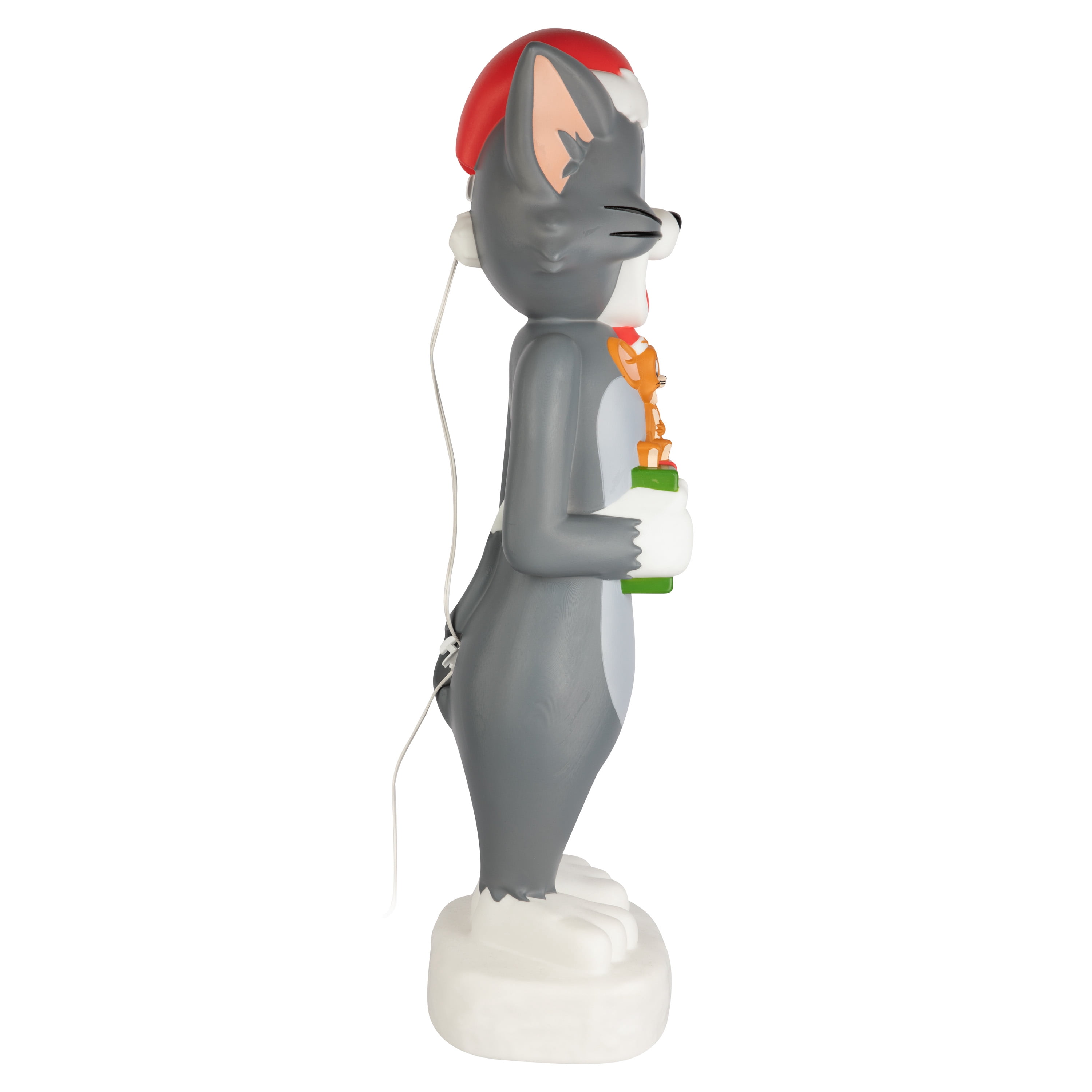 Tom and Jerry Christmas Lighted Blow Mold Outdoor Decor 32-Inch