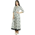 thumbnail image 4 of Bimba Women A-Line Anarkali Kurti Long With Pockets Designer Blouse, 4 of 7