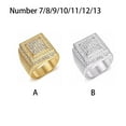 thumbnail image 3 of Anillo de moda para hombre, anillos personalizados, joyería, accesorio de vestir para boda, club nocturno, Bar, fiesta, trabajo diario Ropa, zapatos y accesorios Miscelánea Color Acero talla 7 Sonducket AP015111-08, 3 of 6