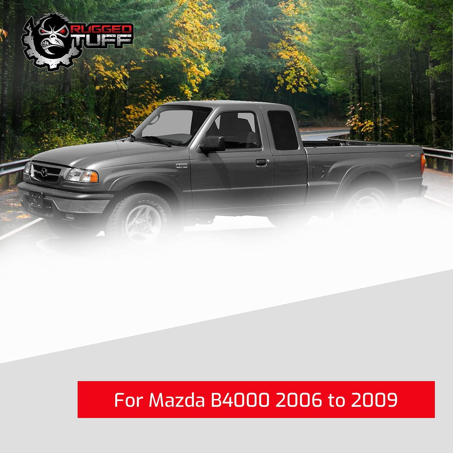 Rugged TUFF Driver Side Mirror Glass for Ford Explorer, Ranger, Mazda B2300, B3000, B4000, Mercury Mountaineer