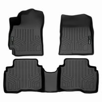 SMARTLINER Custom Fit All Weather Black 2 Row Floor Mat Liner Set Compatible With 2021-2023 Hyundai Elantra (Only Fits Hybrid Models)