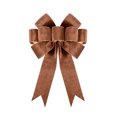 thumbnail image 2 of Vintage Wreath Bow 11.8x13.8 Inch Sliver Edged Velvet Tree Ornament for Xmas Winter Home Outdoor Indoor Party Large Christmas Wreath Bows, 2 of 6