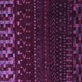 thumbnail image 1 of Ahgly Company Indoor Square Abstract Purple Modern Area Rugs, 3' Square, 1 of 4