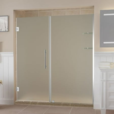 Aston Belmore Gs 72 X 76 25 Hinged Frameless Frosted Glass