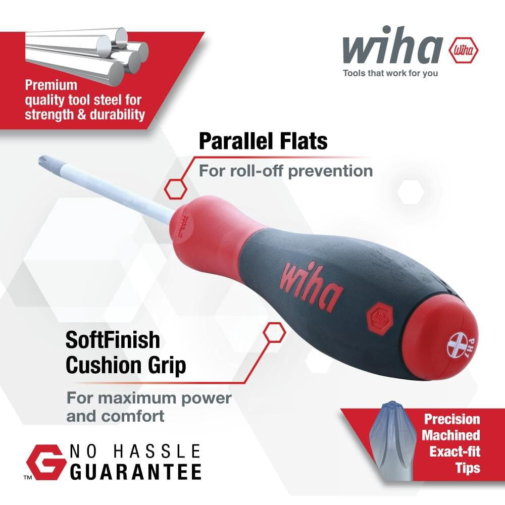 Wiha 12 Piece Screwdriver Set Picofinish Precision Softfinish Standard And Xheavy Duty