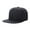 Black, variant on Dress Choice Men Women Flat Bill Visor Classic Snapback Hat Adjustable Brim High Top End Trendy Color Style Plain Tone Baseball Cap for Daily Wear