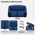 thumbnail image 6 of TIAWOLT Weekender Overnight 16-Inch Underseat Carry-on Luggage With Wheels Soft Sided Lightweight Small mini Suitcase Bag with 15.6"Laptop Compartment for Women and Men,Blue, 6 of 10