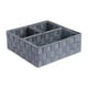 thumbnail image 1 of 4 cubos de almacenamiento tejidos para baño, organizadores, contenedores de almacenamiento Gris, 1 of 9