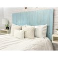 thumbnail image 4 of Barn Walls Baby Blue Headboard, Cottage Design Weathered, Solid Wood Headboard Floating Panels Wall Mount, Adjustable Height, Easy Assembly, Full Size, 4 of 10