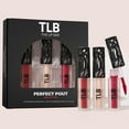 thumbnail image 1 of - Perfect Pout Mini Lip Trio Gift Set (3 Products) - Nonstop Liquid Matte Lipstick & Non-Sticky Lip Gloss - Travel Size - Gift Box - Vegan, Gluten Free, Cruelty Free - Makeup & Cos, 1 of 1