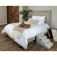 thumbnail image 3 of Leffler Home Brookside King Queen Upholstered Bed w/ Side Rails and Footboard in Stoked Stone, 3 of 5