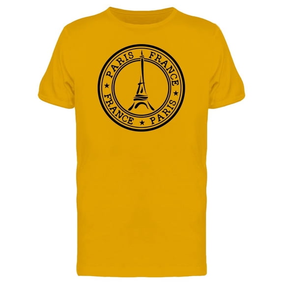 Paris France Doodle Stamp Tee Men's -Image by Shutterstock