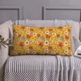 thumbnail image 6 of Disketp Daisy maple fall Pillowcase, Queen Size Pillow Cases for Bedroom,Office,Sofa, Pillow Cover with Envelope Closure - 20x36in, 6 of 7