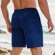 thumbnail image 4 of pstuiky Hombres bajos, Pantalones cortos deportivos para hombre con cintura elástica, bolsillos y cordones para hacer ejercicio en casa Pantalones cortos de entrenamiento, 4 of 7