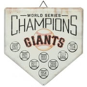 San Francisco Giants 12" x 12" World Series Home Plate Metal Sign