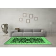 thumbnail image 3 of Ahgly Company Indoor Rectangle Oriental Emerald Green Industrial Area Rugs, 6' x 9', 3 of 4