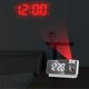 thumbnail image 4 of Väckarklocka med projektor - LED stor skärm smart väckarklocka - Temperatur och fuktighetsprojektion liten väckarklocka, 4 of 5