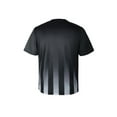 thumbnail image 3 of Whichone Men's Ombre Striped Short Sleeve T-Shirt - Black to Gray Gradient,Soft & Breathable Crewneck Tee for Sports，Casual, Daily Wear (Sizes M-XXL), 3 of 8