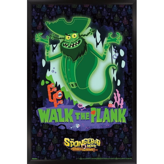 Nickelodeon The SpongeBob Movie: Search for SquarePants (2025) - Walk The Plank Wall Poster, 22.375" x 34" Framed