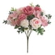 thumbnail image 2 of Flor de imitación para decoración del hogar, boda, flores artificiales de pared., 2 of 7