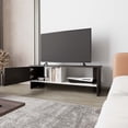 thumbnail image 2 of FM FURNITURE Rock Point Entertainment Center with a Door Stained Walnut White, 2 of 8
