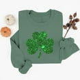 thumbnail image 5 of St Patricks Day Outfits for Women Cute Crewneck Sweatshirt Graphic Heart Shamrock Shirt Long Sleeve Casual Pullover Tops, 5 of 6