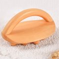 thumbnail image 1 of Pincel de Masajeador de Madera de Mano, 14 Cuentas Promueven la Circulación de la Circulación Engrosado Manyen Meridians Massage Cepillo para Piernas, 1 of 7