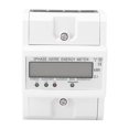 thumbnail image 2 of Digital LCD 3 x 20(80A) Three Phase Four Wire Din Rail KWh Electronic Energy Meter, 2 of 12