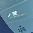 Sanrio Car Parking Sign Hidden Temporary License Plate Cute Hello Kitty