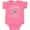 Hot Pink, variant on Inktastic Be Strong and Courageous Boys or Girls Baby Bodysuit