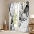 thumbnail image 3 of Manfei Gradient Marble Curtains Pack of 2 (42x84 Each) for Adults Female Men,Abstract Marbling Watercolor Curtains Blackout,Stone Pattern Bedroom Curtains,Luxury Bedroom Decor, 3 of 6