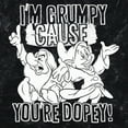 thumbnail image 2 of Men's Snow White and the Seven Dwarfs Grumpy & Dopey  Graphic T-Shirt, 2 of 5